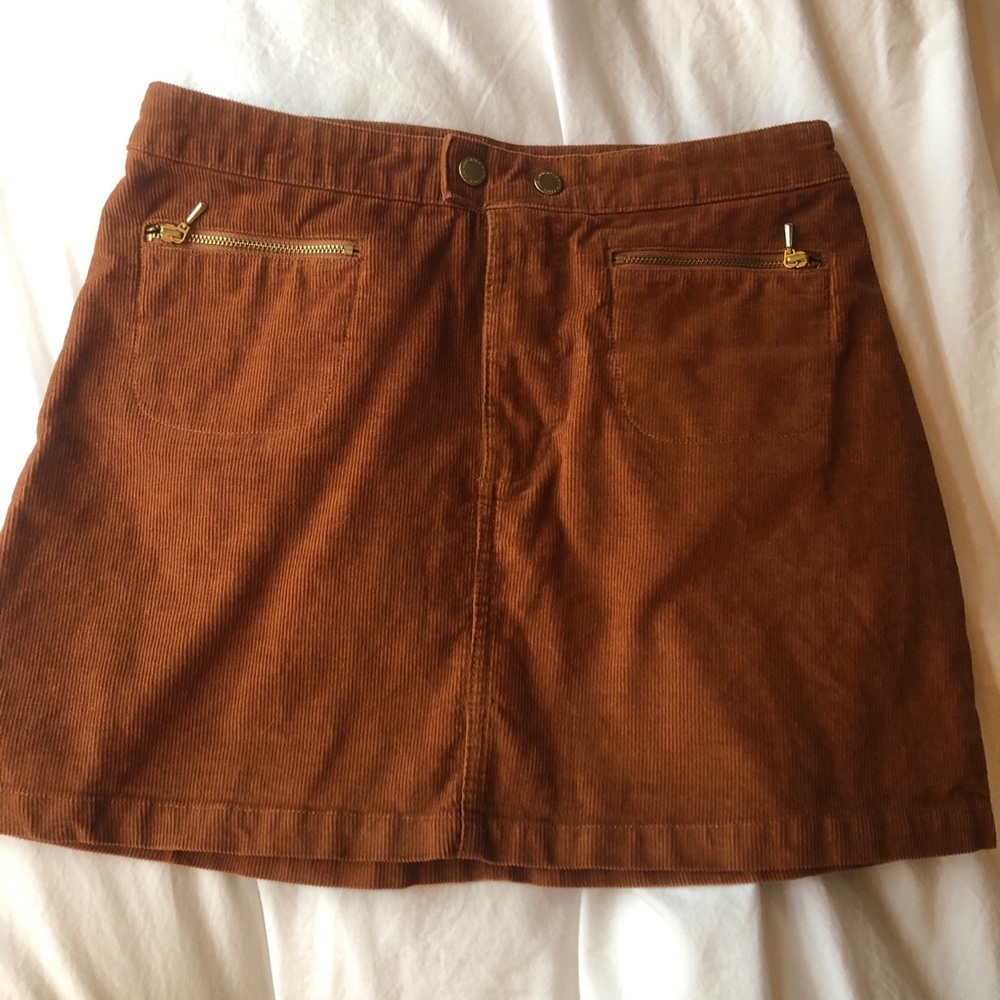 Abercrombie & Fitch corduroy mini skirt